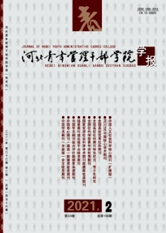 河北青年管理干部學(xué)院學(xué)報雜志省
